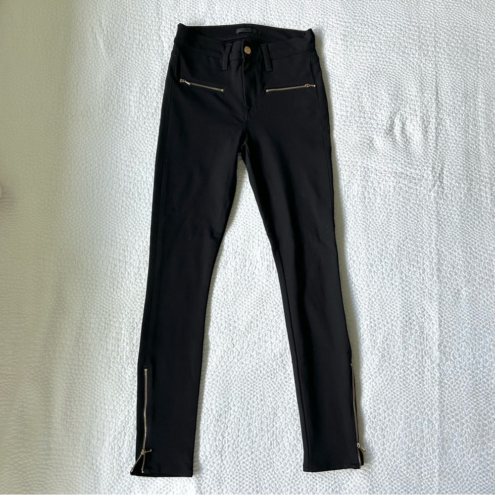 7 For All Mankind Zipper Skinny Pants